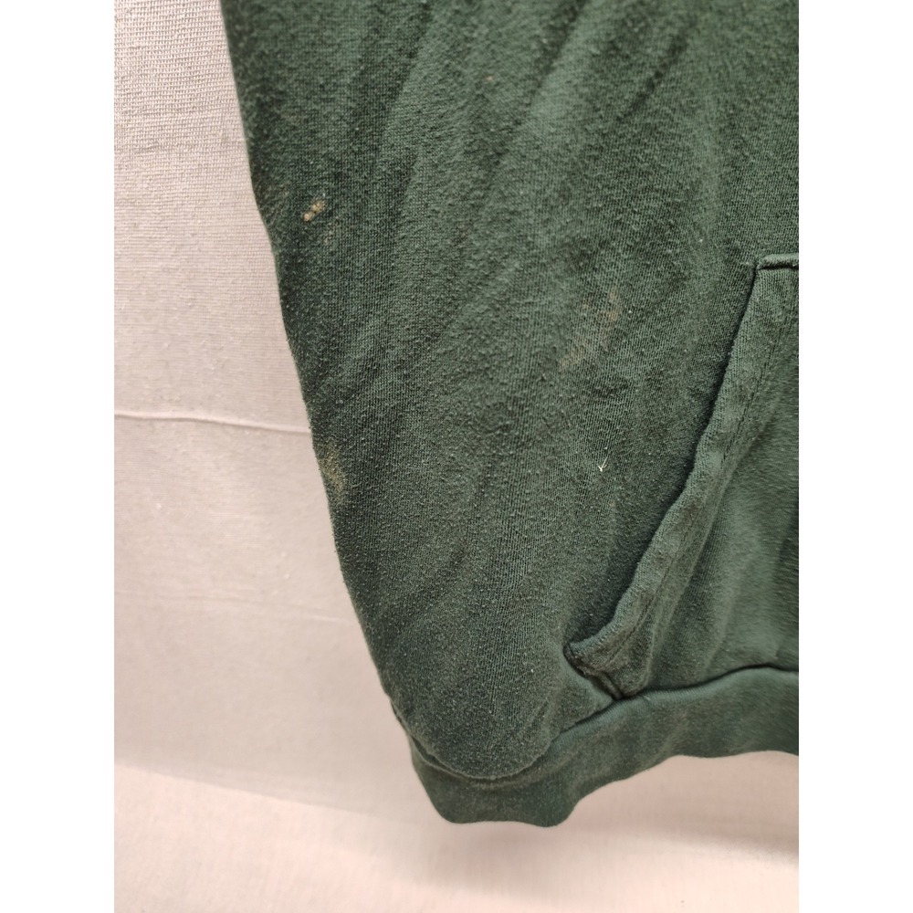 PINK Victoria's Secret Green Graphic Pullover Hoodie Sweatshirt XL 1699 - Picture 4 of 10